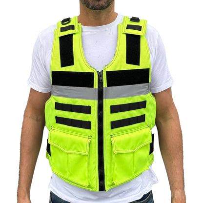 AS23KB(L) - "Intrepid" Series Security High Vis Stab Proof Vest